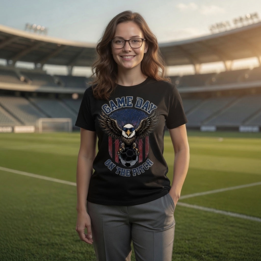 Game Day on the Pitch Women's USA Soccer Shirt