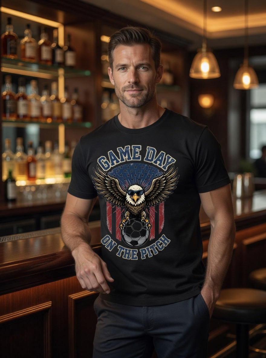 Game Day on the Pitch USA Soccer Shirt | Eagle
