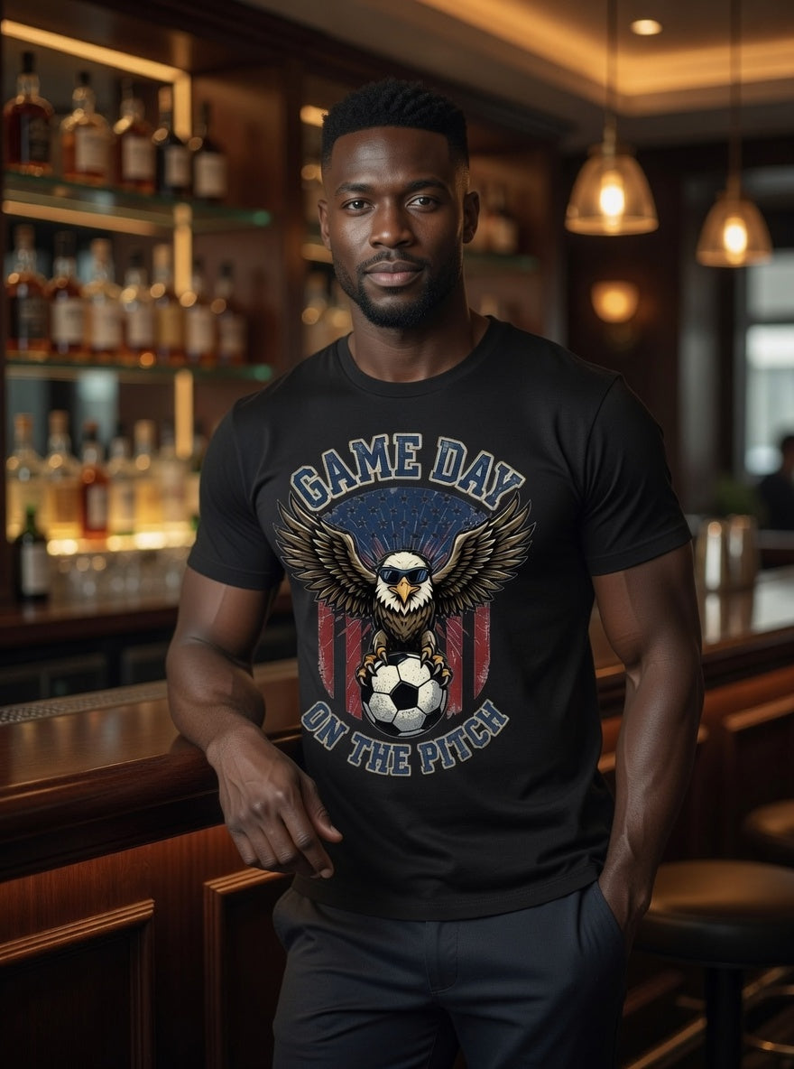 Game Day on the Pitch USA Soccer Shirt | Eagle