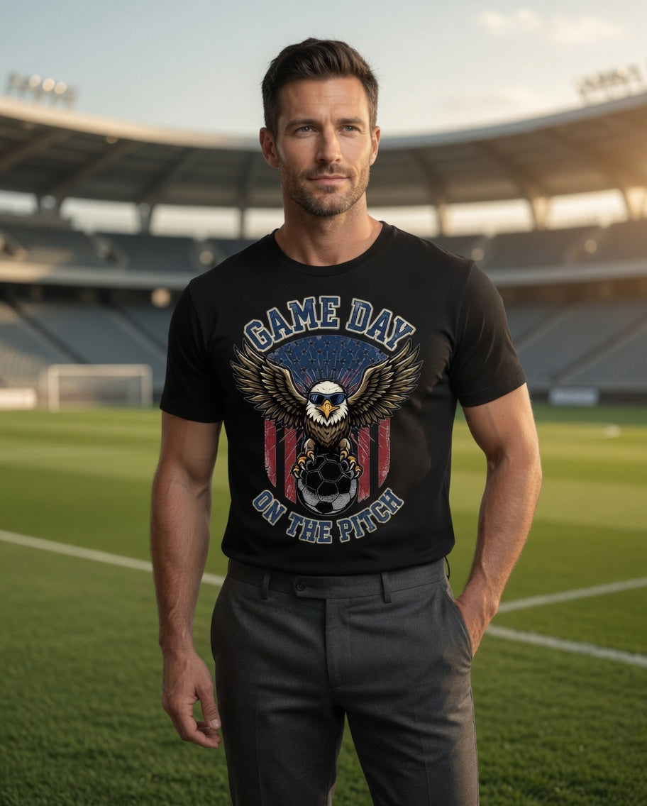 Game Day on the Pitch USA Soccer Shirt | Eagle