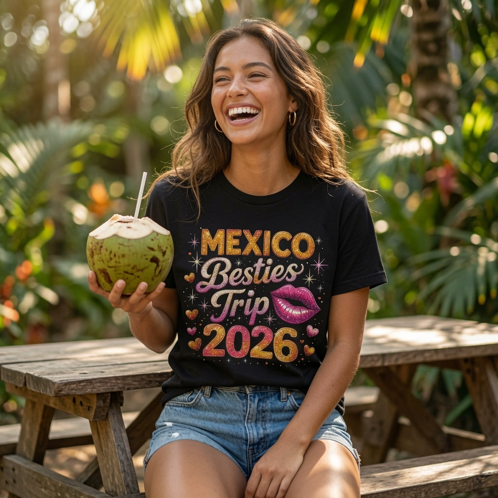 Mexico Besties Trip 2026 Shirt | Girls Trip