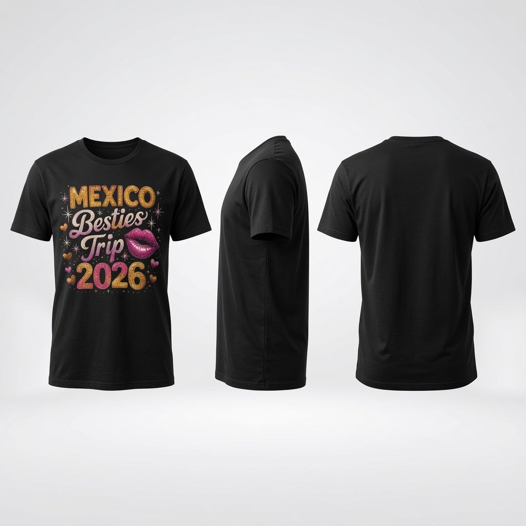 Mexico Besties Trip 2026 Shirt | Girls Trip