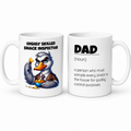 Highly Skilled Snack Inspector Dad Mug | Funny Definition