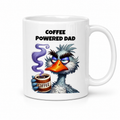 Coffee Powered Dad Mug | Funny Definition