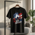 Red White Blue Soccer Shirt | USA Patriotic Soccer Tee