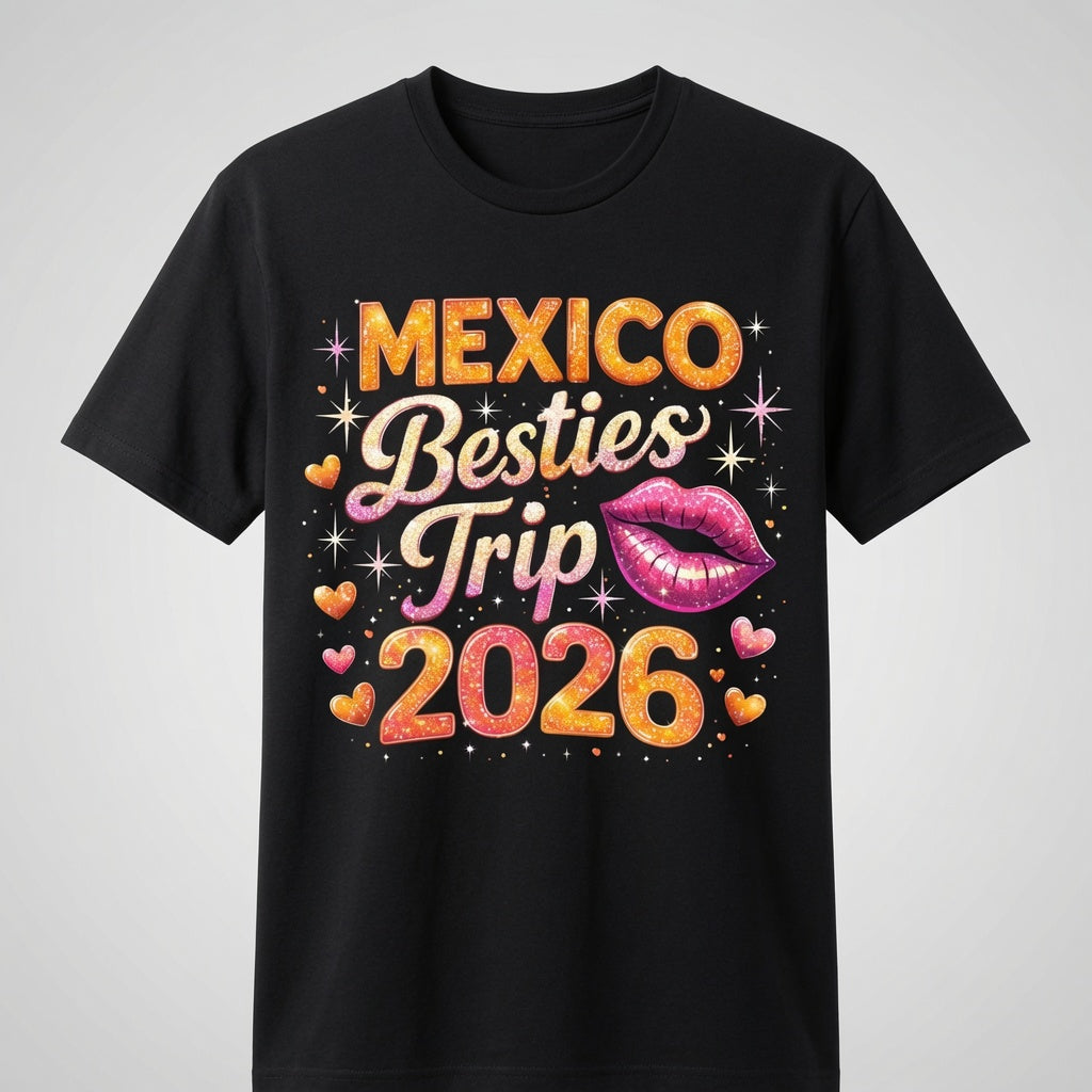 Mexico Besties Trip 2026 Shirt | Girls Trip