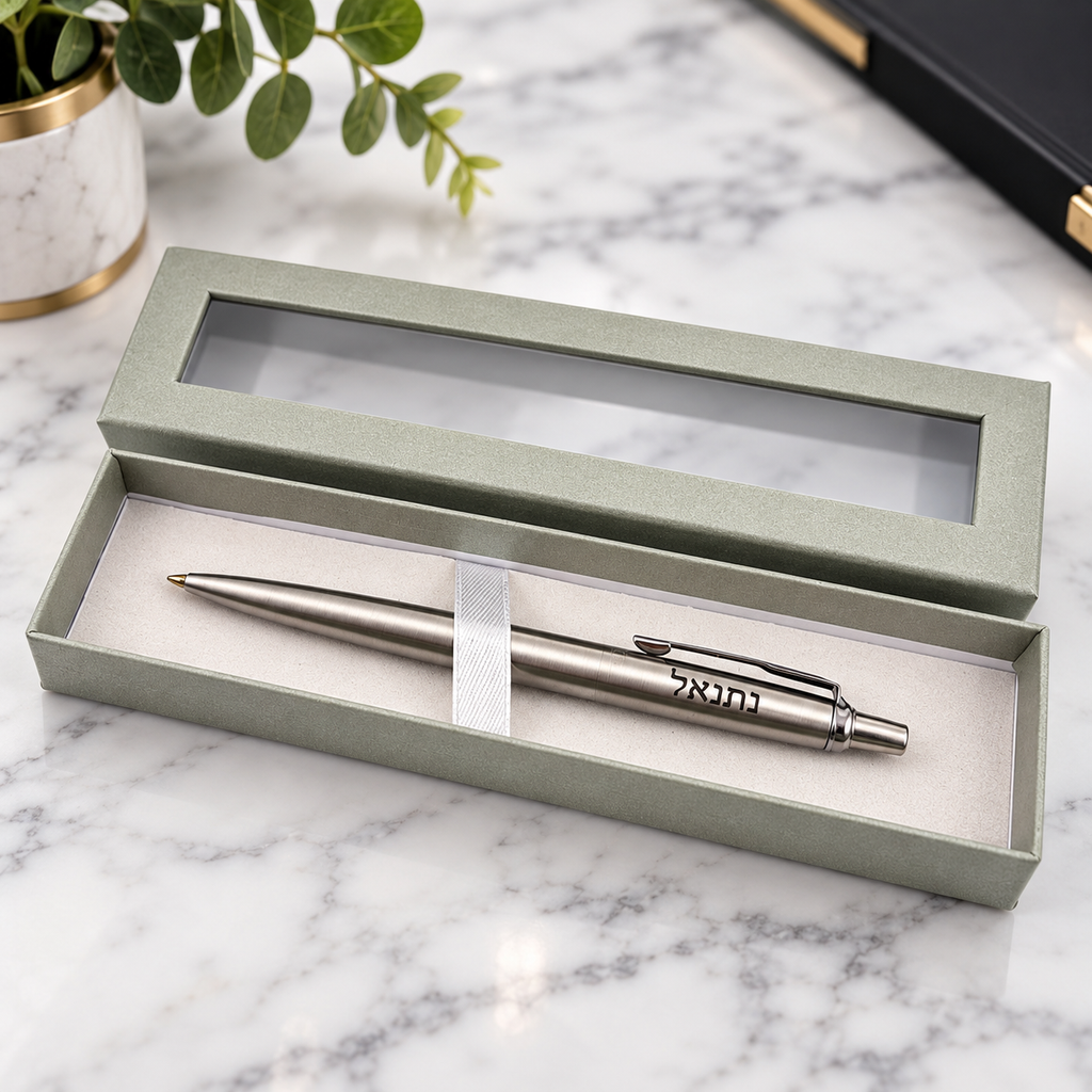 Personalized Engraved Name Pen — Custom Gift with Box
