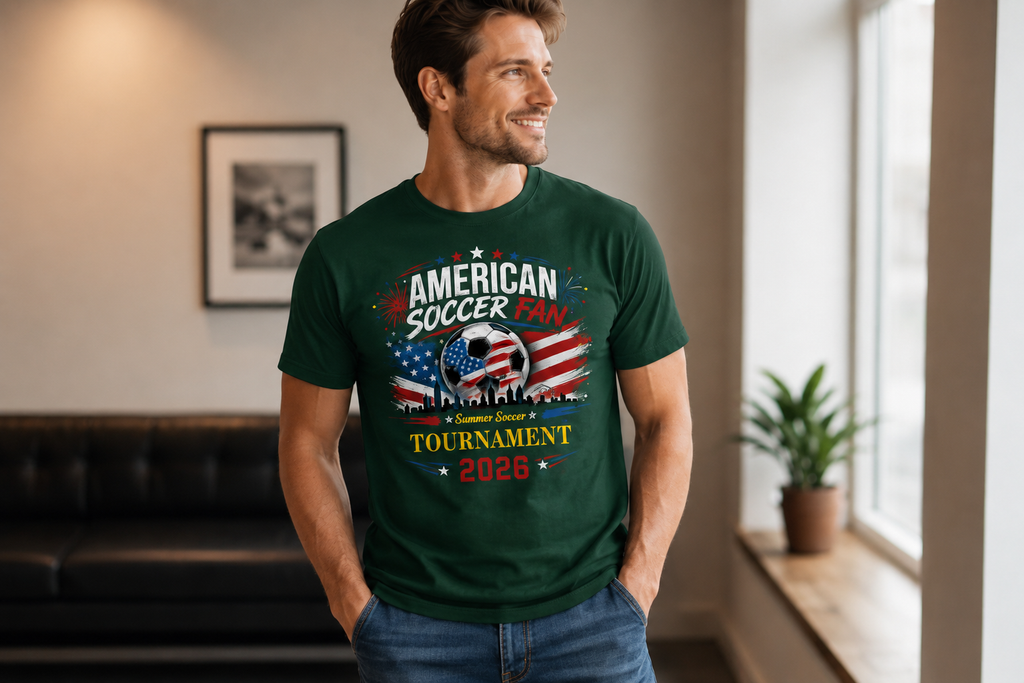 American Soccer Fan Tournament 2026 Shirt | Patriotic |