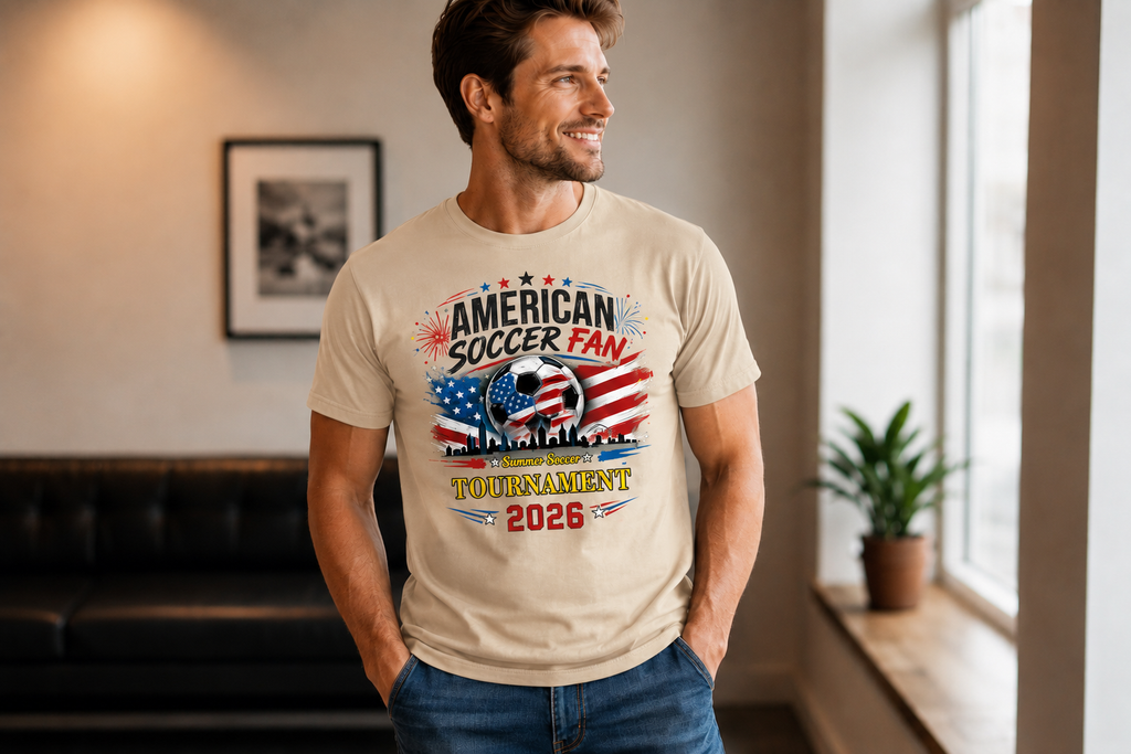 American Soccer Fan Tournament 2026 Shirt | Patriotic |