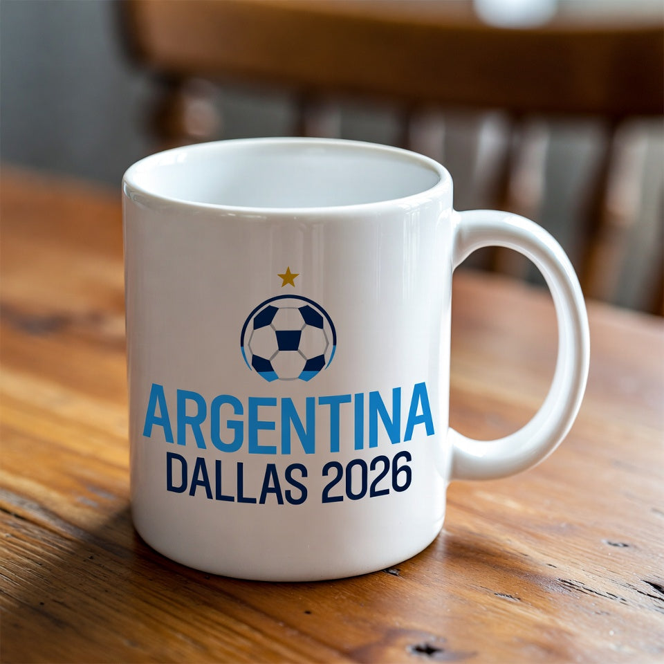 Argentina Dallas 2026 Soccer Mug | Souvenir | BeVisible