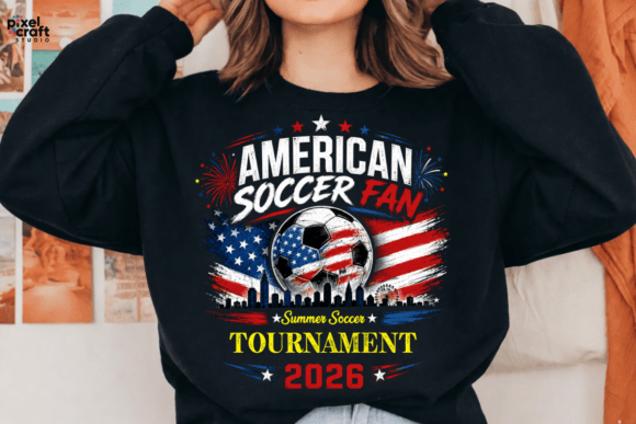American Soccer Fan Tournament 2026 Shirt | Patriotic |
