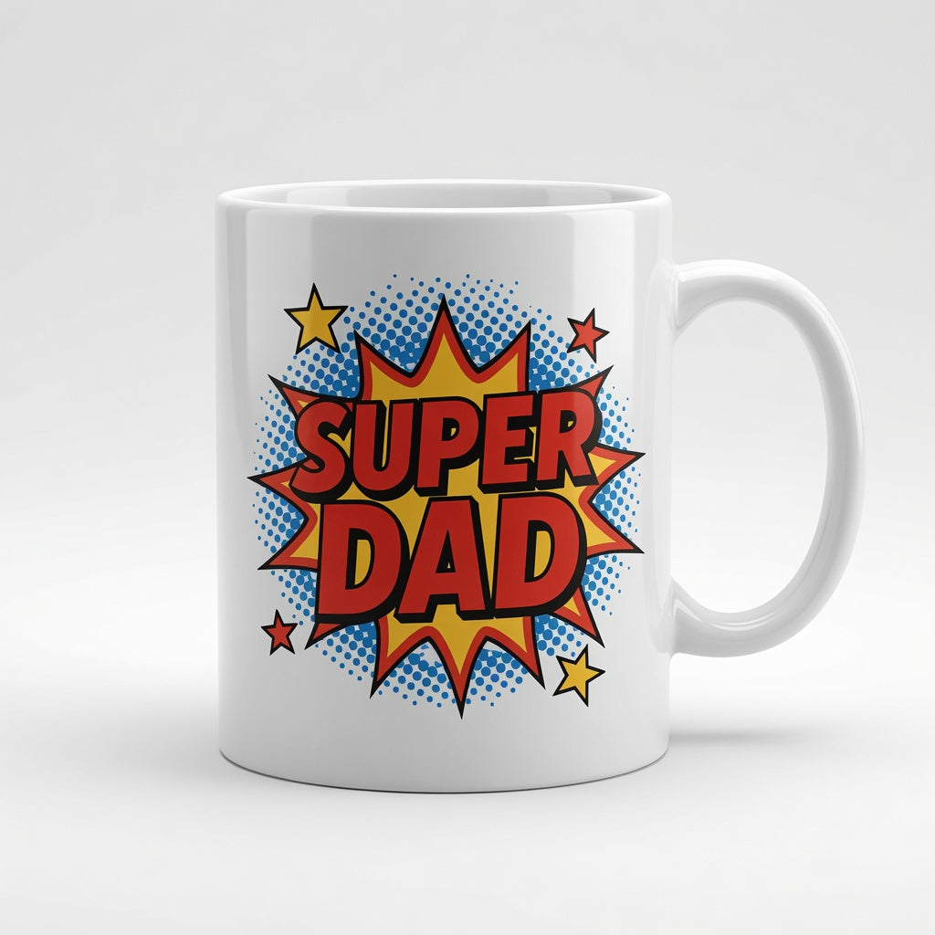 Super Dad Comic Book Mug | Pop Art |