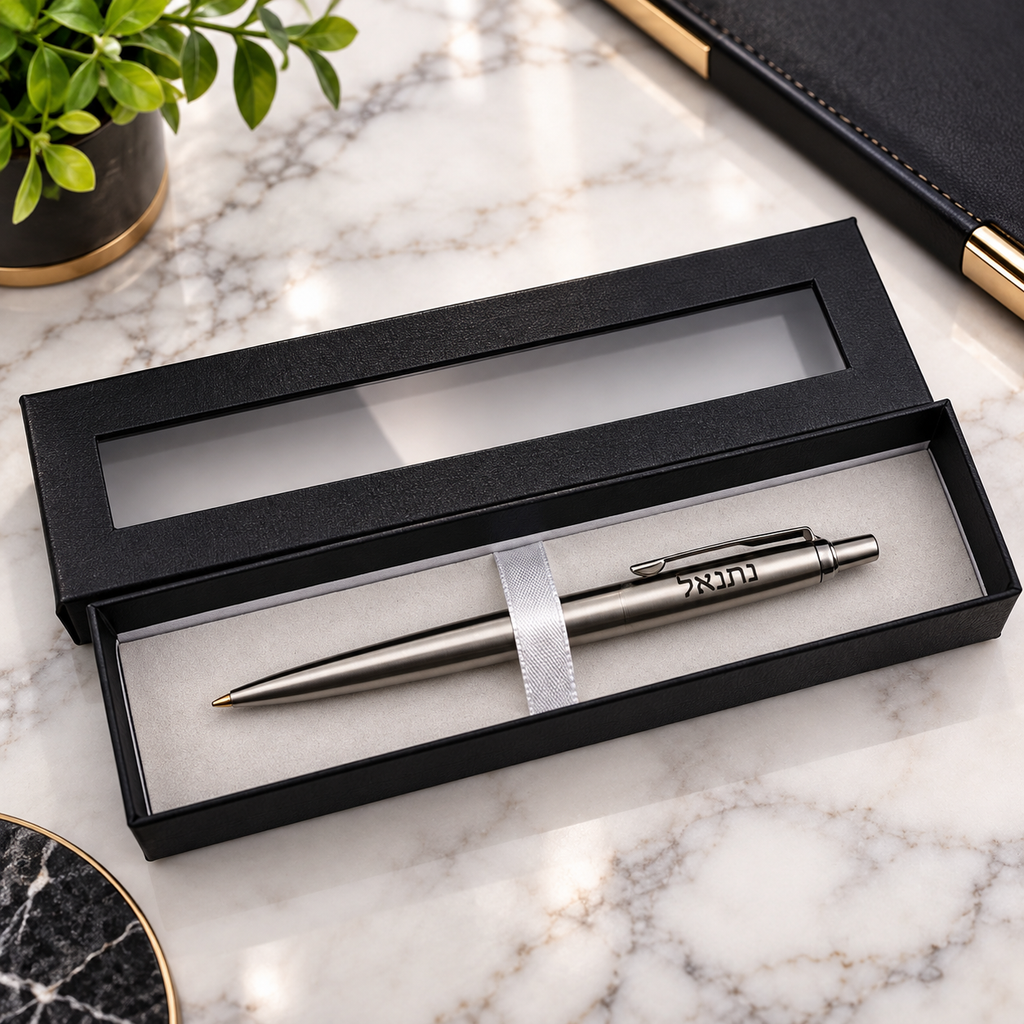 Personalized Engraved Name Pen — Custom Gift with Box