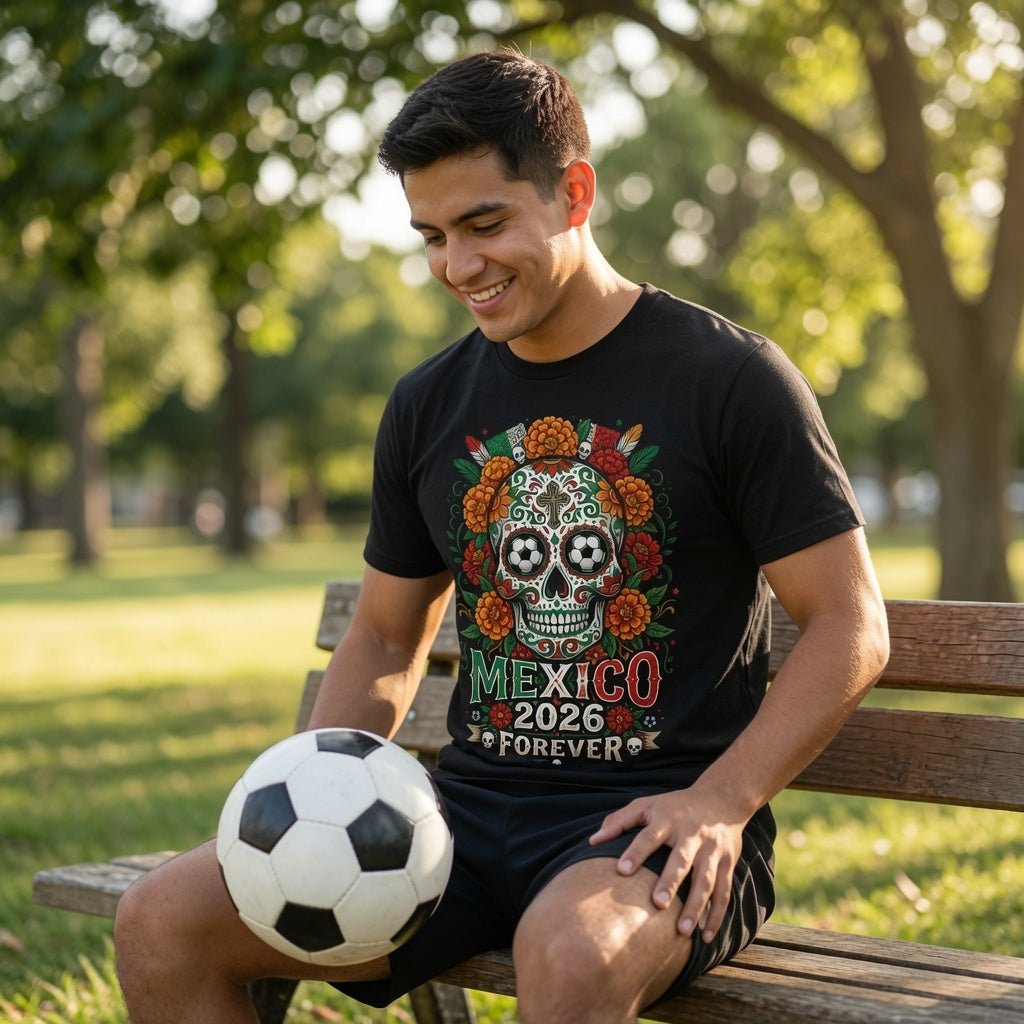 Mexico 2026 Soccer Shirt | Vintage Aztec Border Tee