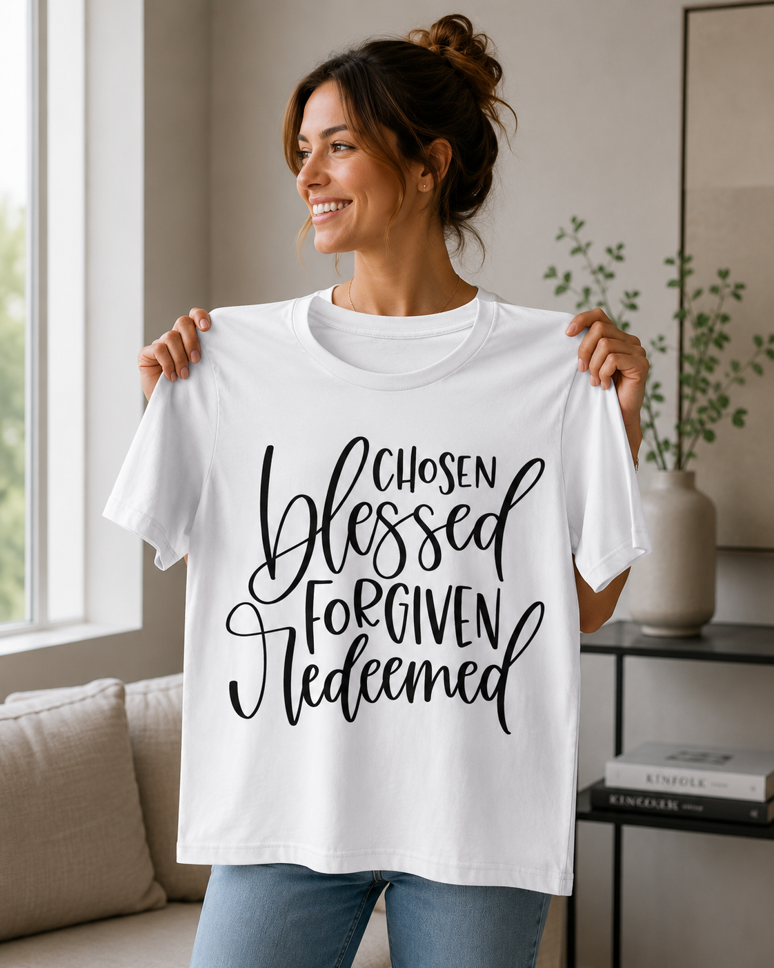 Chosen Blessed Forgiven Redeemed Shirt