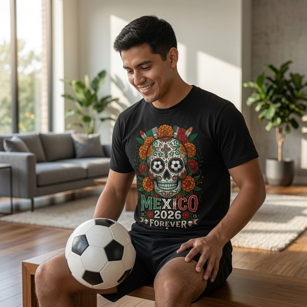 Mexico 2026 Soccer Shirt | Vintage Aztec Border Tee