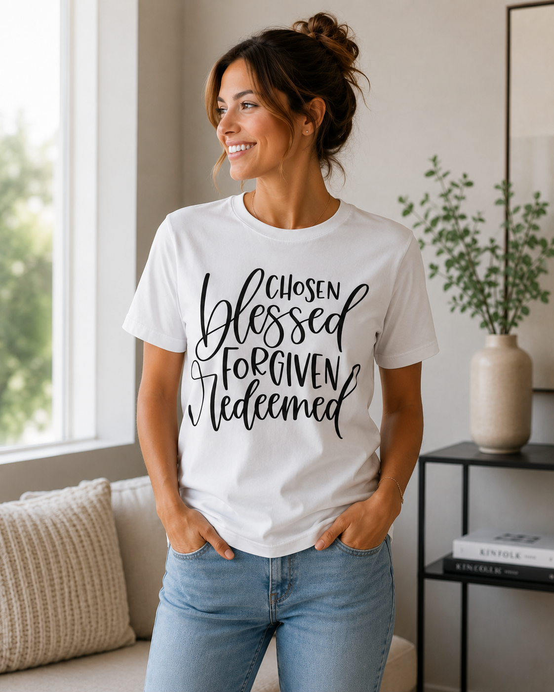 Chosen Blessed Forgiven Redeemed Shirt