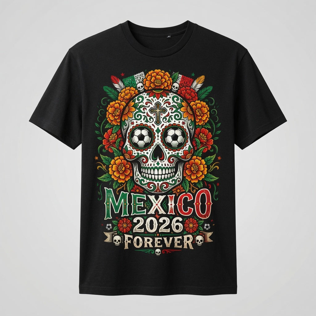 Mexico 2026 Soccer Shirt | Vintage Aztec Border Tee