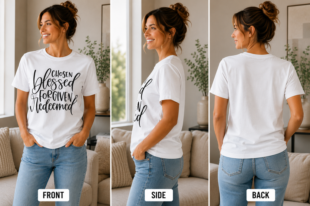 Chosen Blessed Forgiven Redeemed Shirt