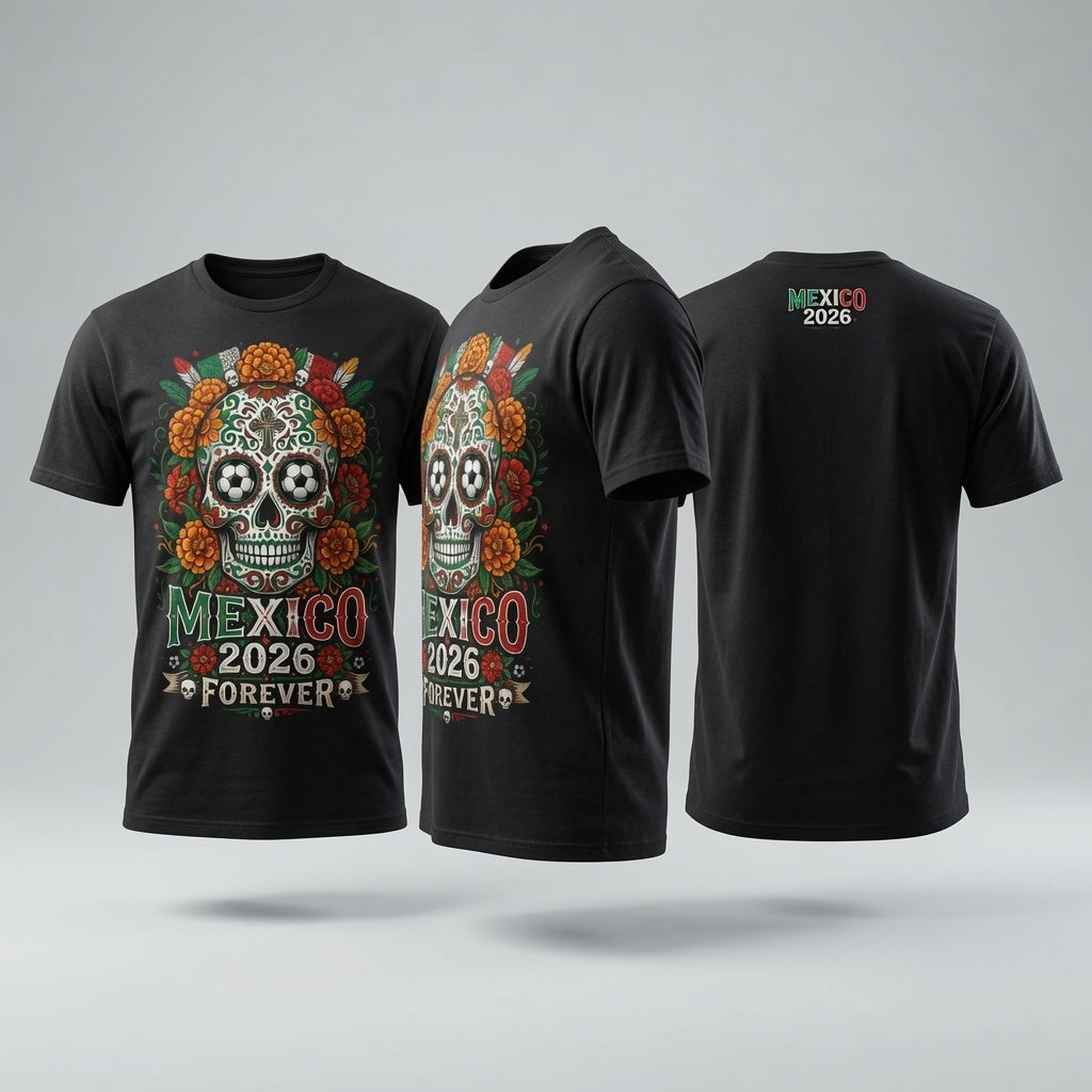 Mexico 2026 Soccer Shirt | Vintage Aztec Border Tee