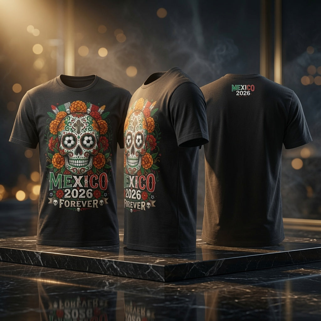 Mexico 2026 Soccer Shirt | Vintage Aztec Border Tee