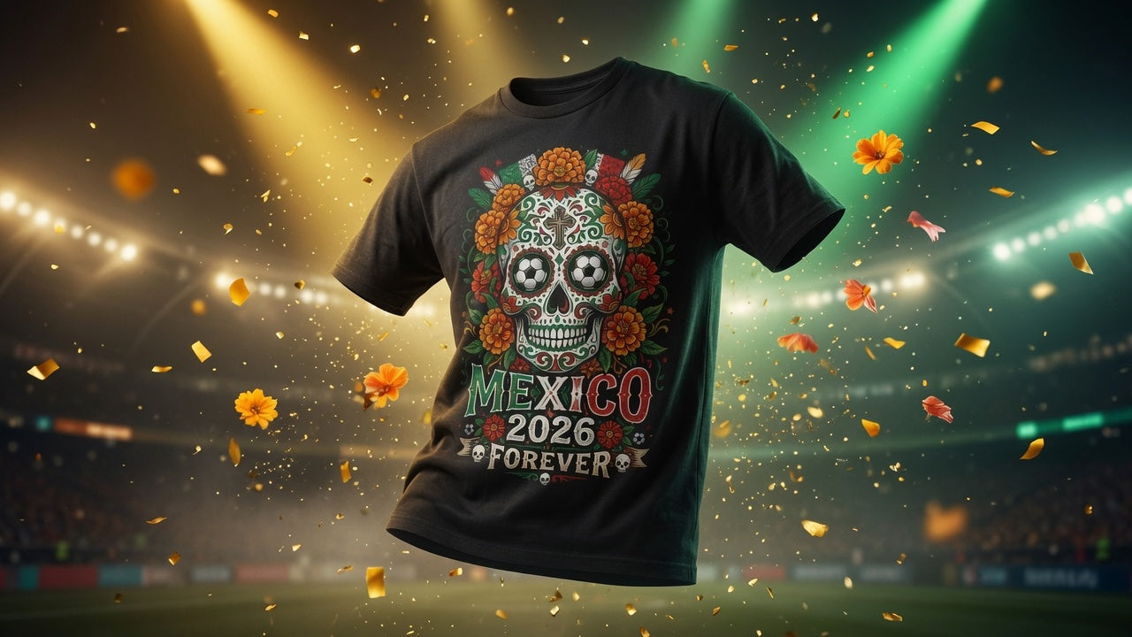 Mexico 2026 Soccer Shirt | Vintage Aztec Border Tee