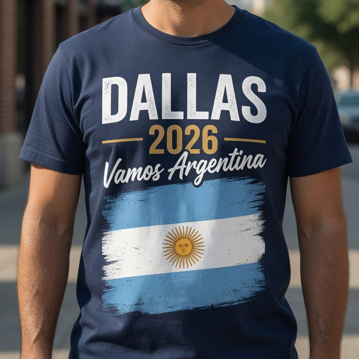 Argentina Dallas 2026 Soccer Shirt | Vamos Argentina | BeVisible