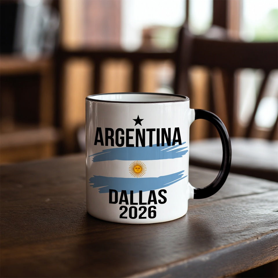 Argentina Dallas 2026 Soccer Mug | Souvenir | BeVisible