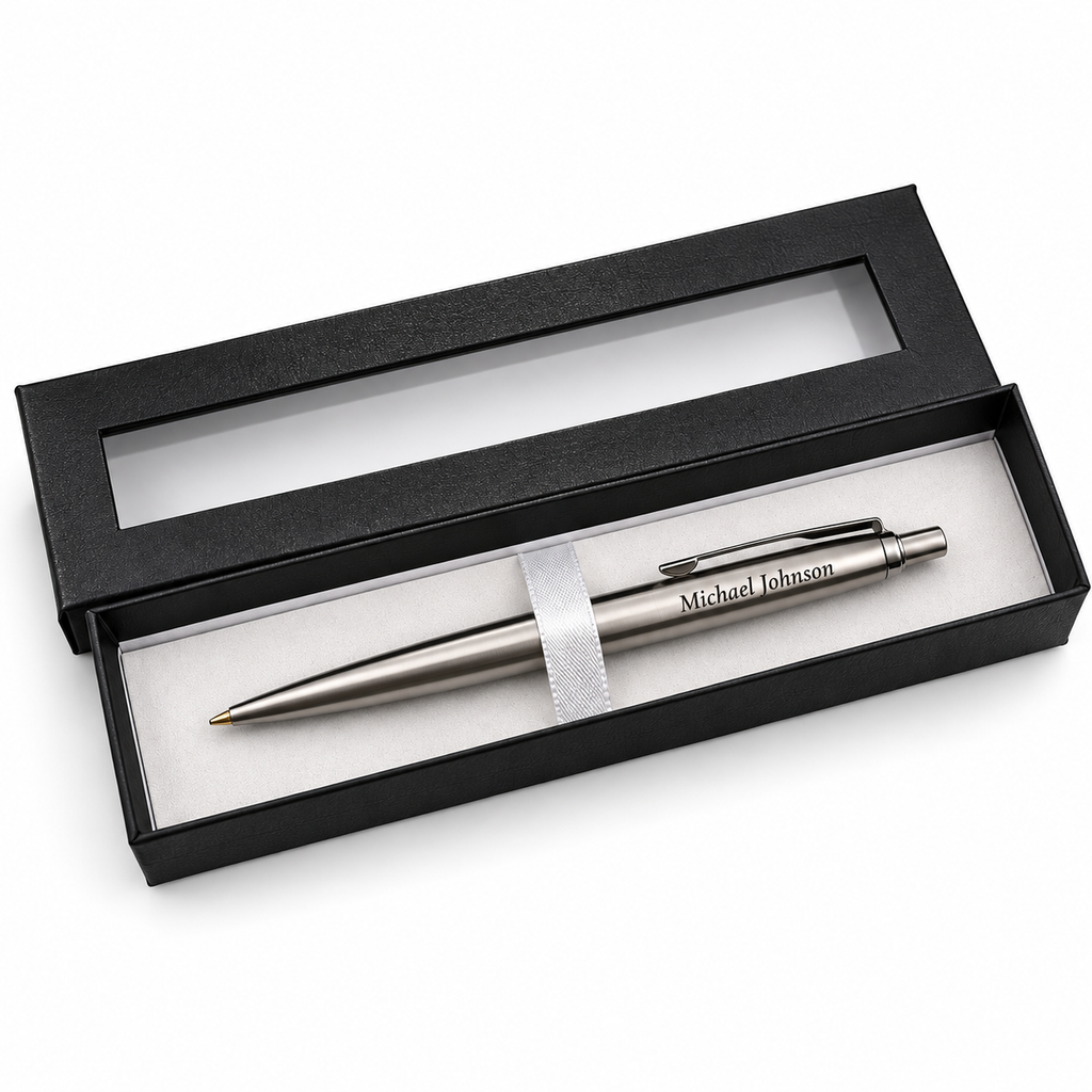Personalized Engraved Name Pen — Custom Gift with Box