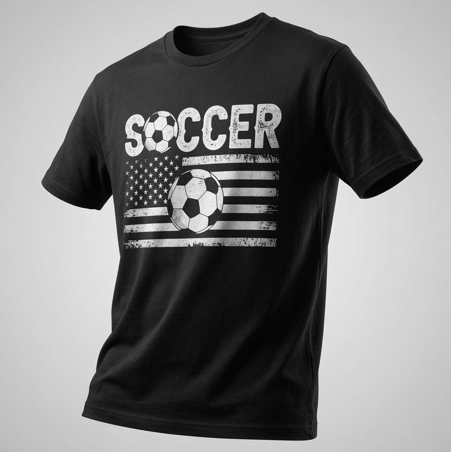 Soccer USA Flag Shirt | Vintage American Soccer Tee