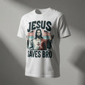 Jesus Saves Bro Shirt | Funny Christian Retro Tee