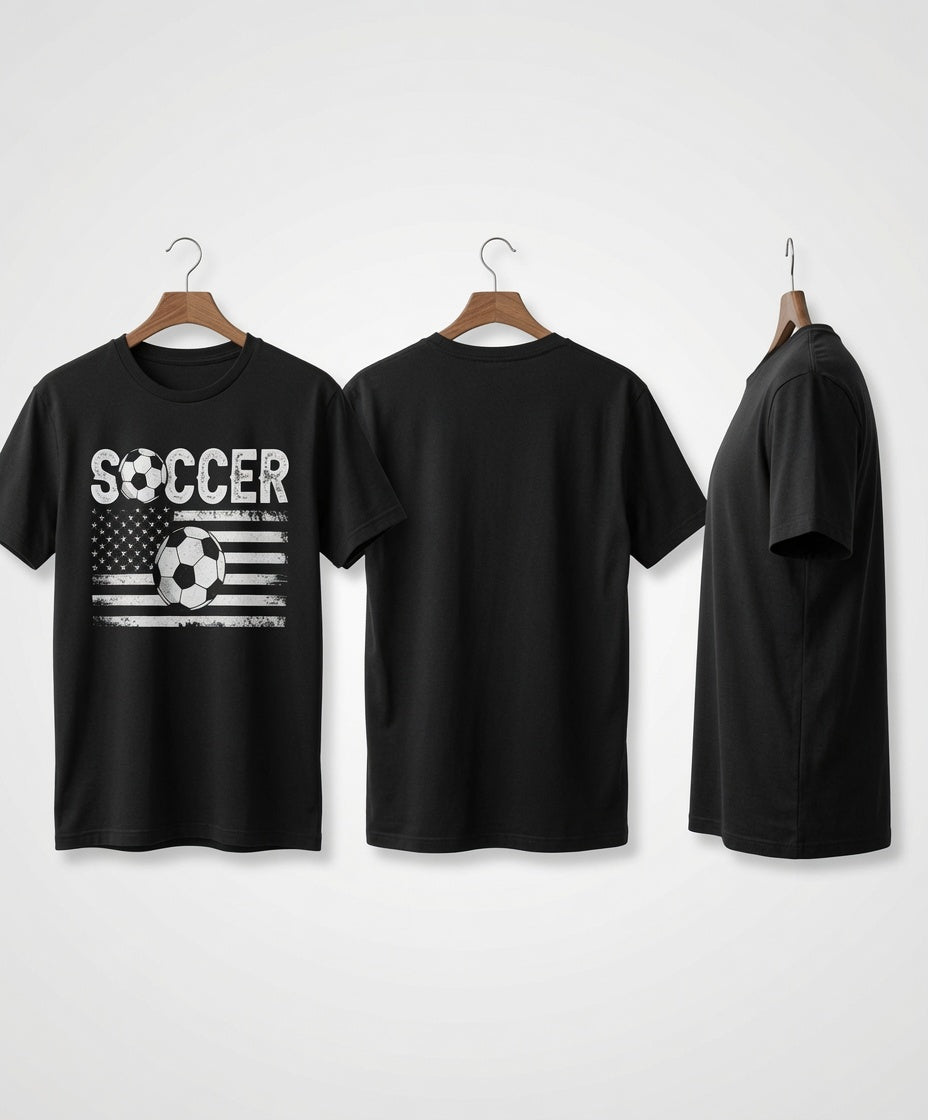 Soccer USA Flag Shirt | Vintage American Soccer Tee