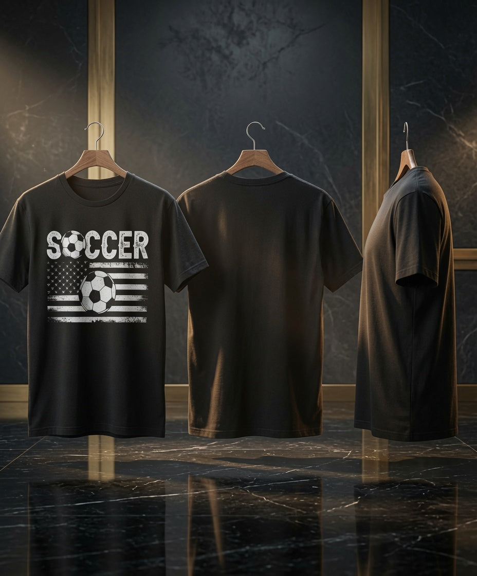 Soccer USA Flag Shirt | Vintage American Soccer Tee