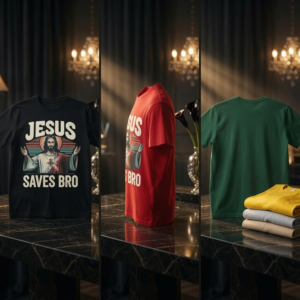 Jesus Saves Bro Shirt | Funny Christian Retro Tee
