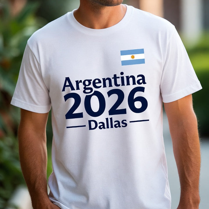 Argentina Dallas 2026 Soccer Shirt | Vamos Argentina | BeVisible