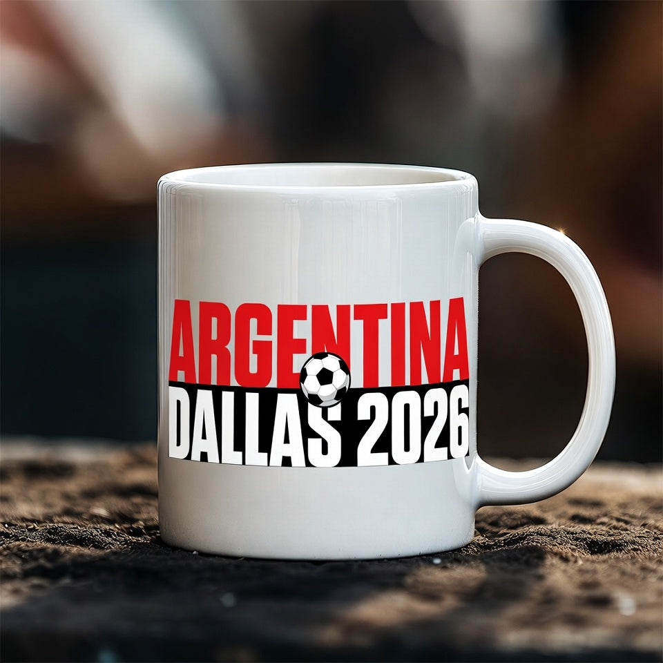 Argentina Dallas 2026 Soccer Mug | Souvenir | BeVisible