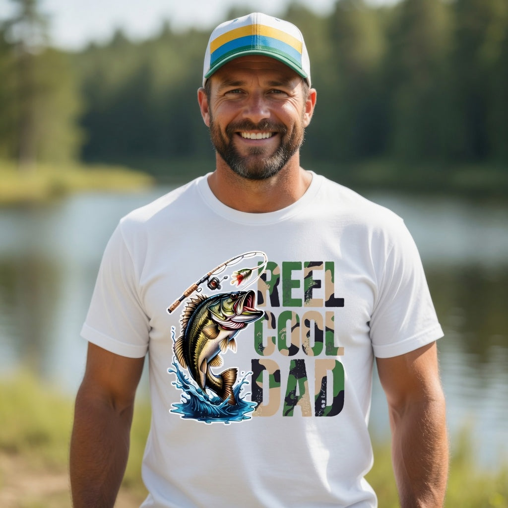 Reel Cool Dad Fishing Shirt | Father's Day Gift | BeVisible