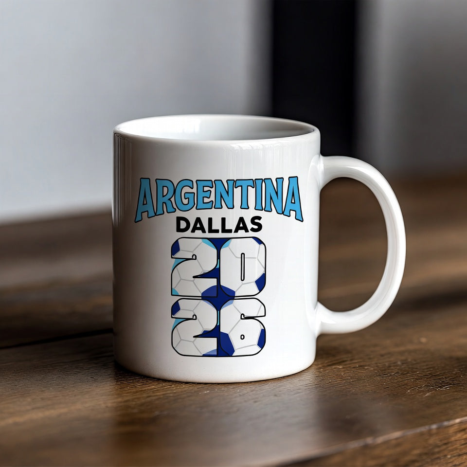 Argentina Dallas 2026 Soccer Mug | Souvenir | BeVisible