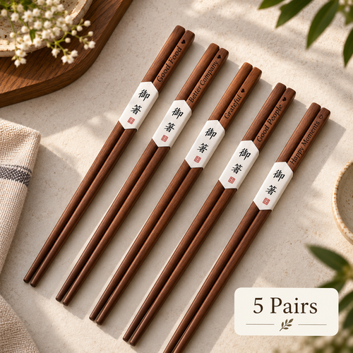 Custom Engraved Chopsticks, Personalized Anniversary Gift, Always Together Est Date Chopsticks, Reusable Eco Friendly Gift for Couple