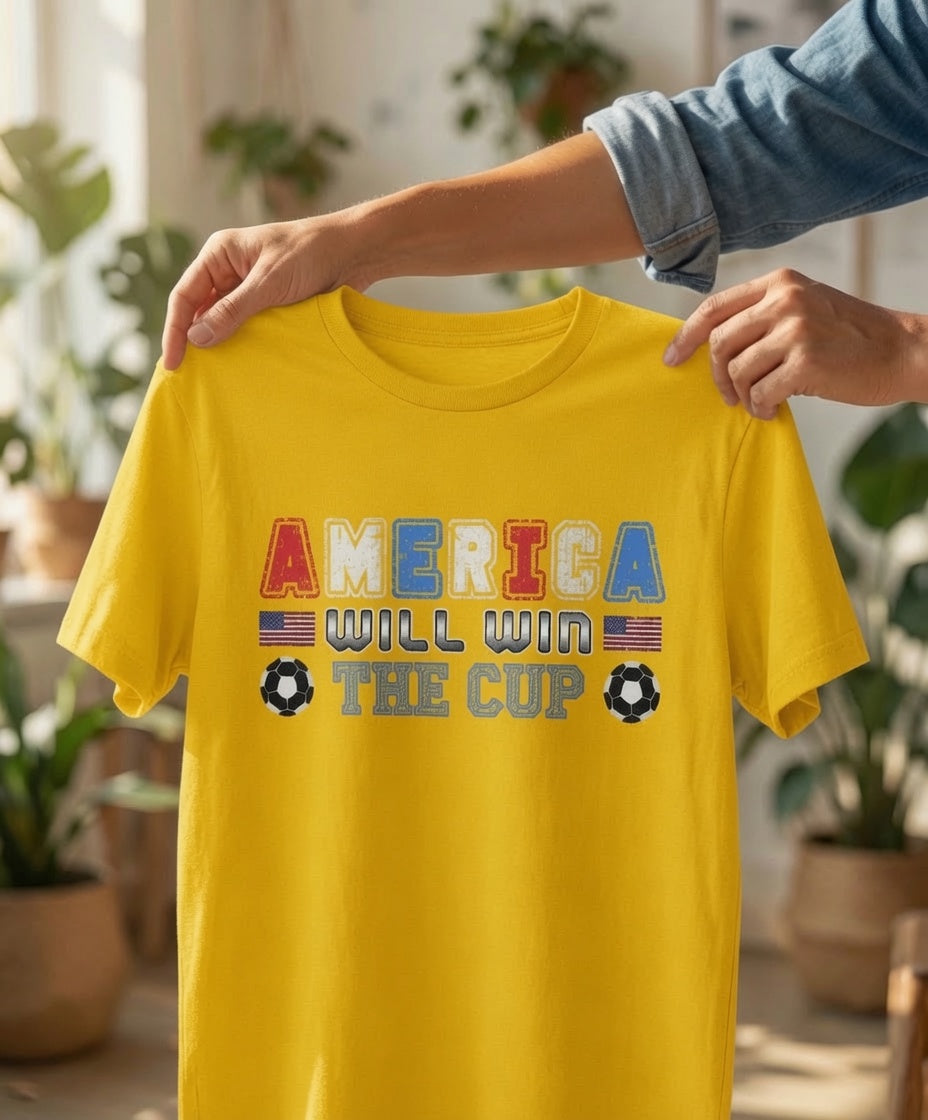 America Will Win The Cup Shirt | USA Soccer 2026