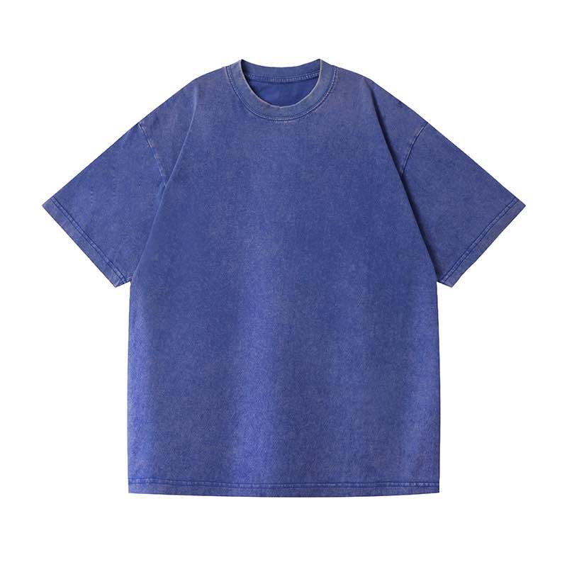 Blue t-shirt on a white background