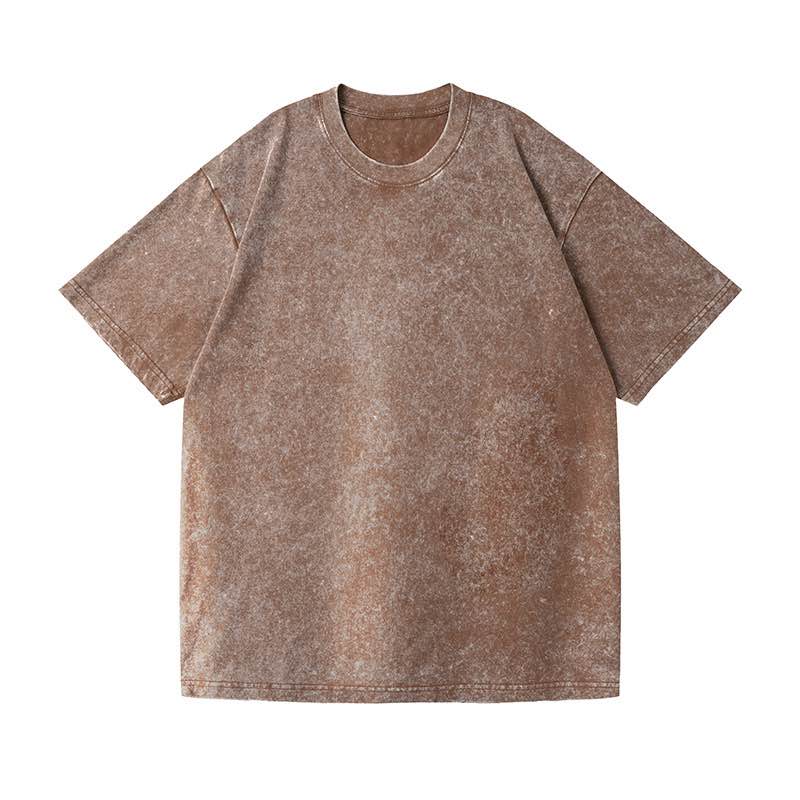 Brown t-shirt on a white background