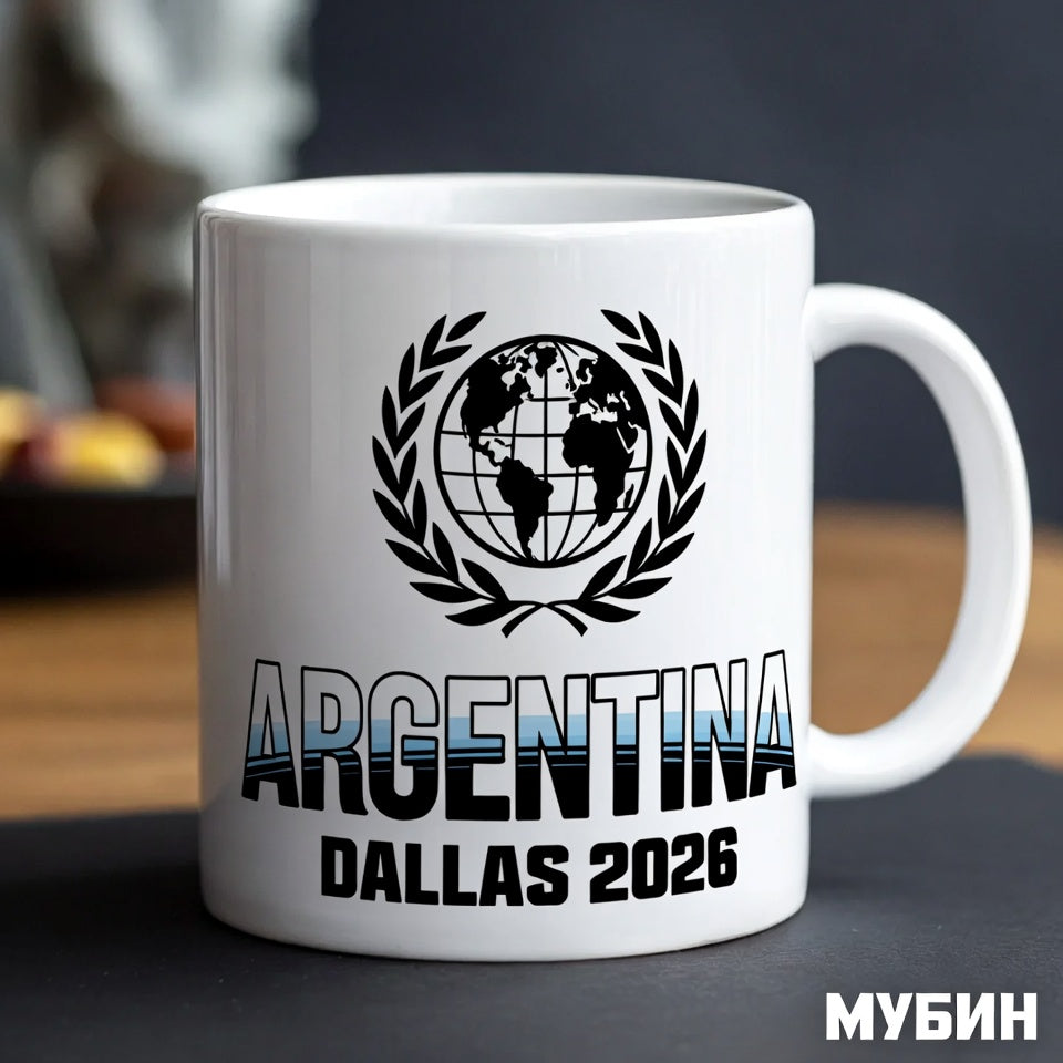 Argentina Dallas 2026 Soccer Mug | Souvenir | BeVisible