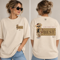 Aim for the Best Monogram Bear Tee