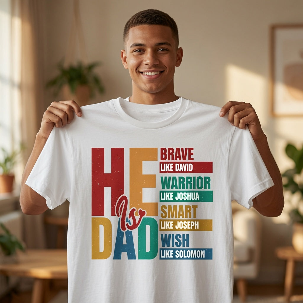 He Is Dad Christian Father's Day Shirt