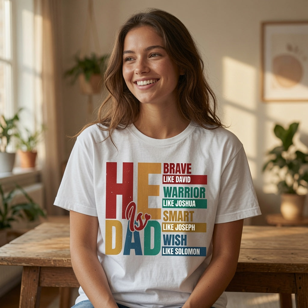 He Is Dad Christian Father's Day Shirt