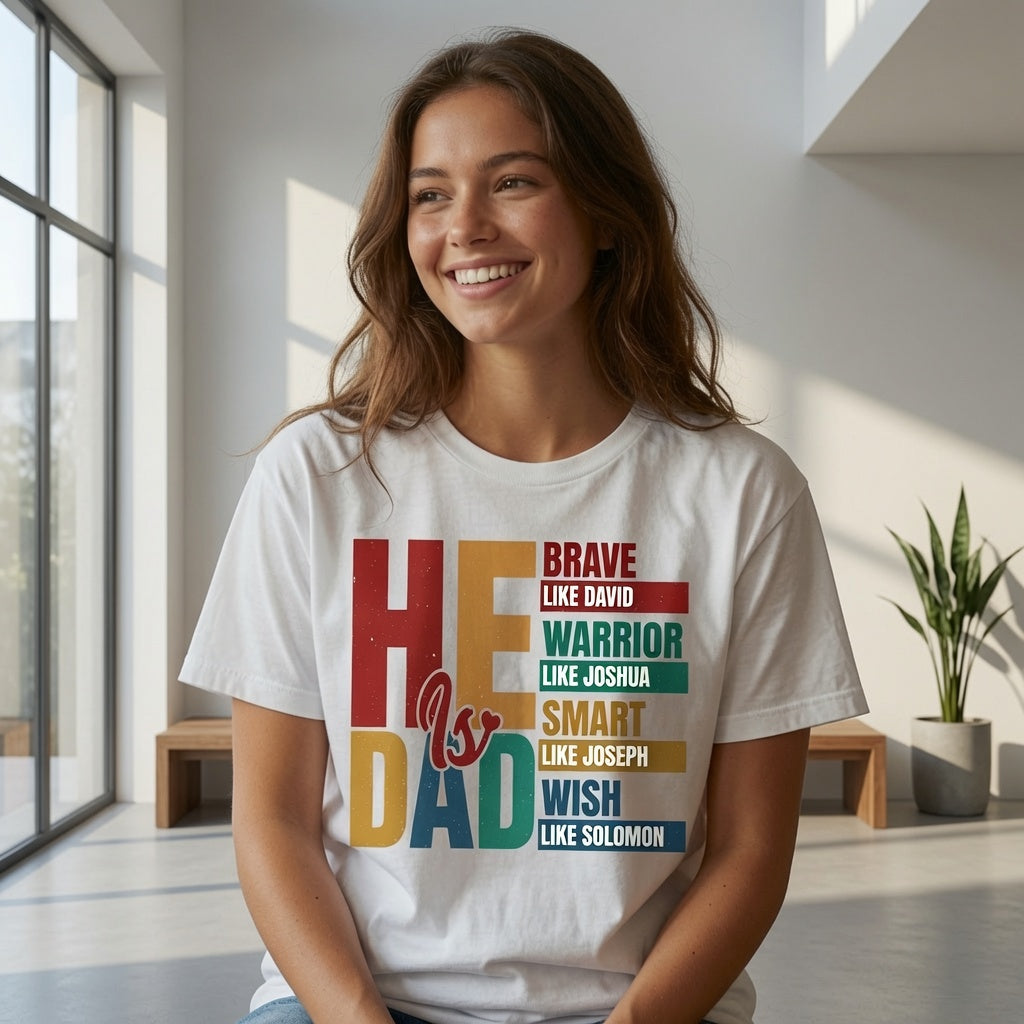 He Is Dad Christian Father's Day Shirt