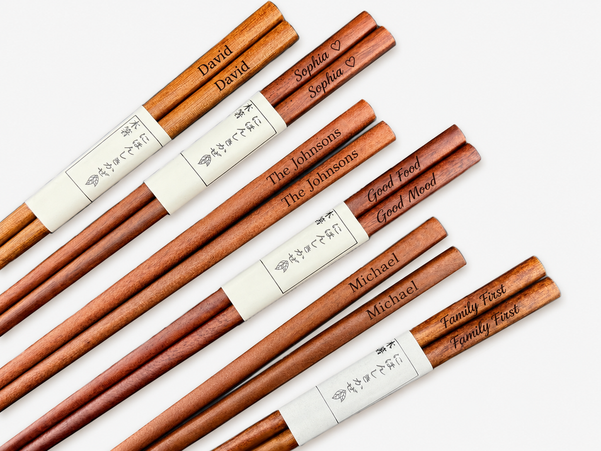 Custom Engraved Chopsticks, Personalized Anniversary Gift, Always Together Est Date Chopsticks, Reusable Eco Friendly Gift for Couple