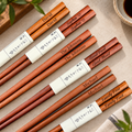 Custom Engraved Chopsticks, Personalized Anniversary Gift, Always Together Est Date Chopsticks, Reusable Eco Friendly Gift for Couple