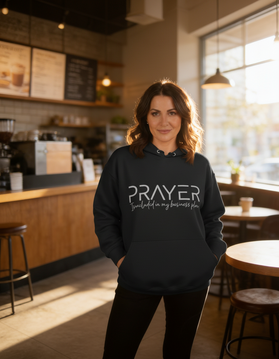 Prayer Is Included in My Business Plan | Faith & Business Crewneck
